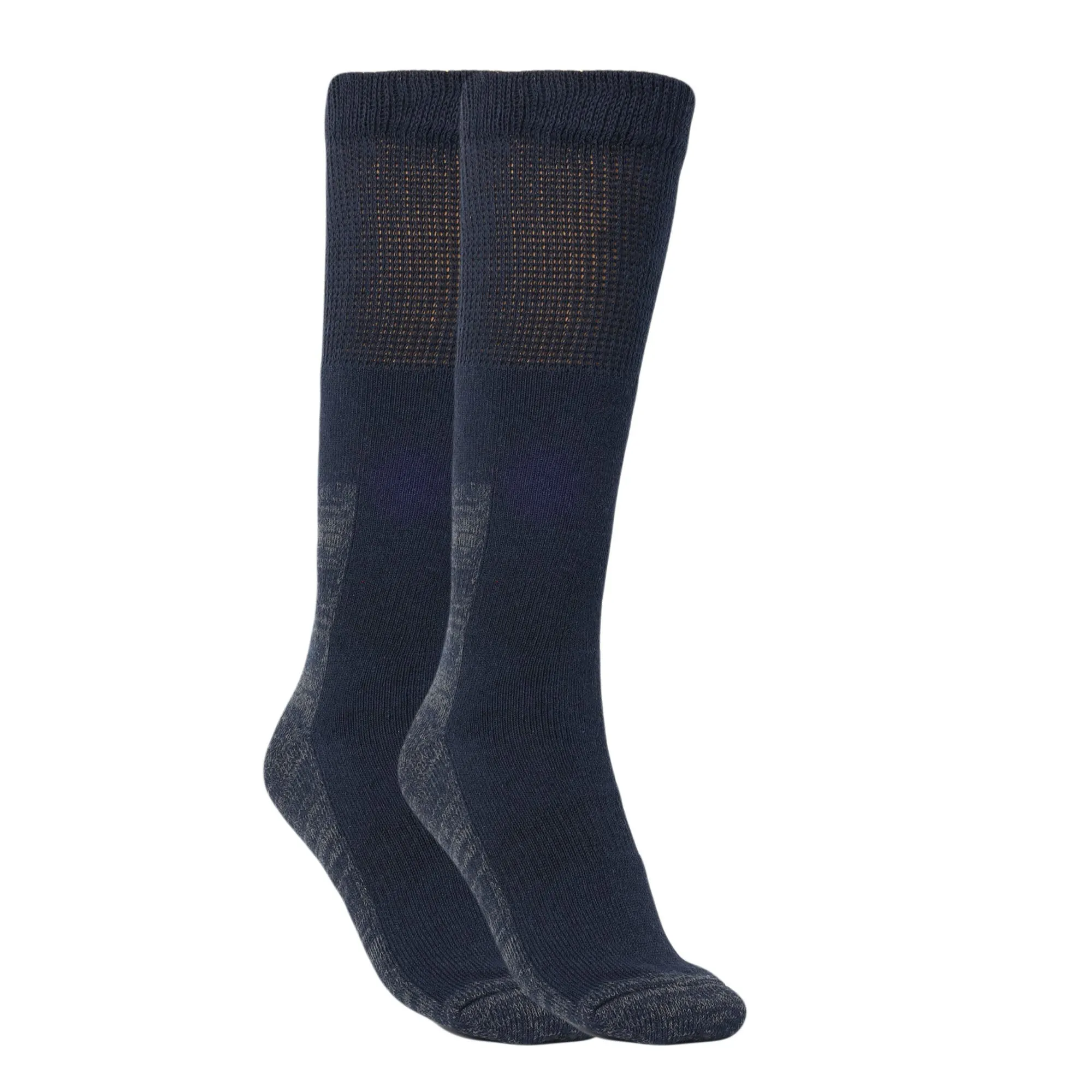 1 Pair Men's Over The Calf Tactical Socks Cushioned Military Boot Socks Size 6-12