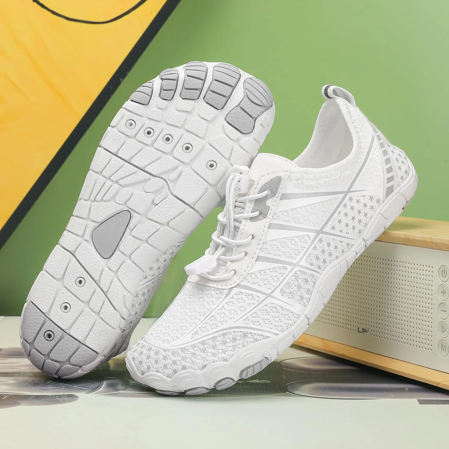 2025 New Hike Barefoot Shoes for Women Men,Outdoor Quick-Dry Swimming Trail Water Shoes,Non-Slip Water-Resistant Athletic Hiking Footwear,Wide Toe Box Comfortable Adjustable Grounded Footwear