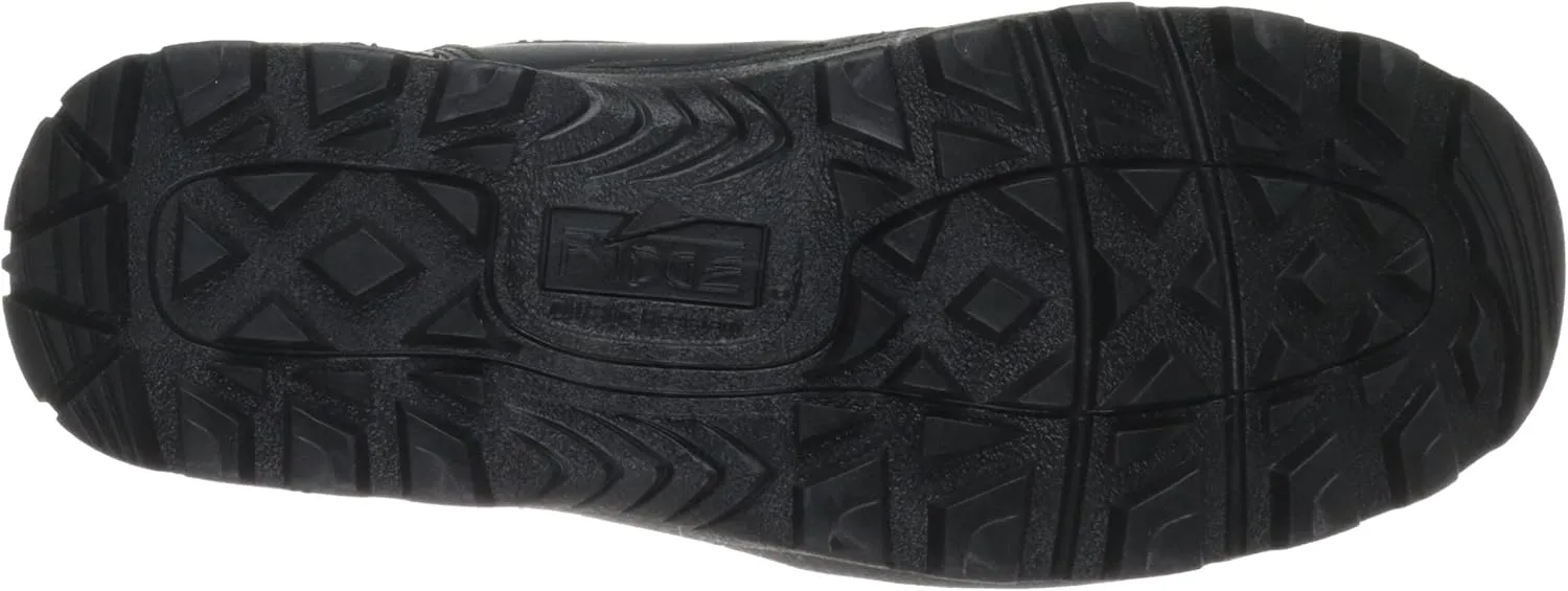 4205 Dura-Max Mid-Zipper Tactical Black Leather Boots 6-inch