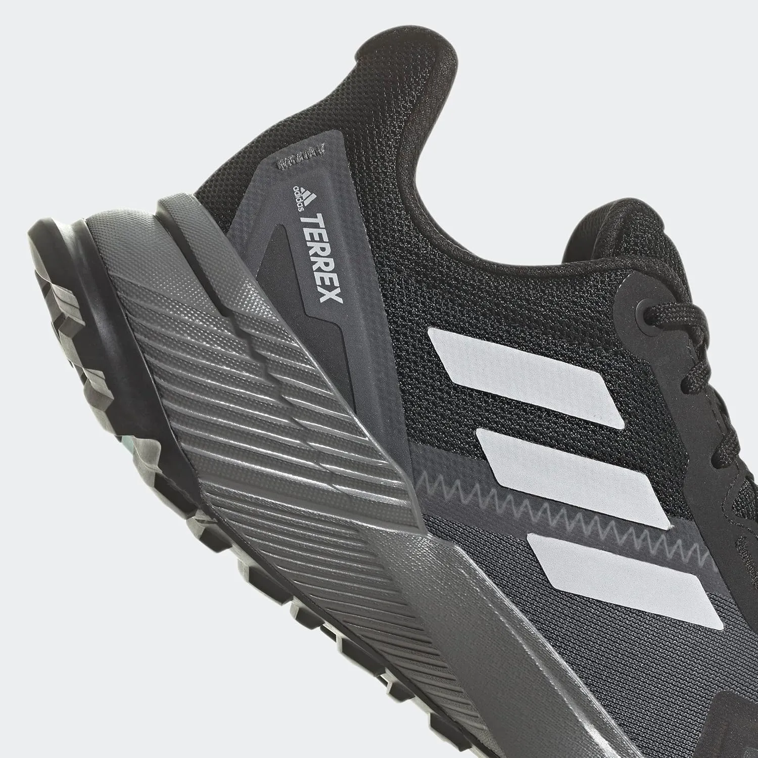adidas Womens Terrex Soulstride Trail Running Sneakers Shoes - Black