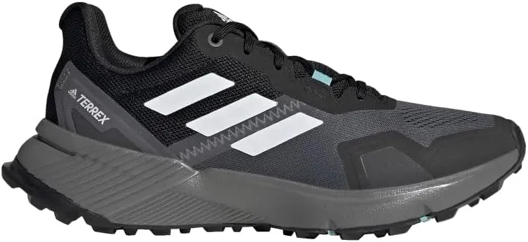 adidas Womens Terrex Soulstride Trail Running Sneakers Shoes - Black
