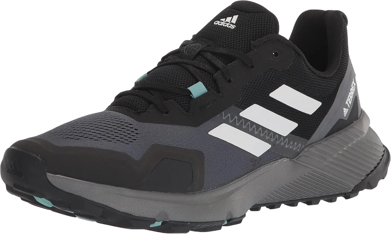 adidas Womens Terrex Soulstride Trail Running Sneakers Shoes - Black