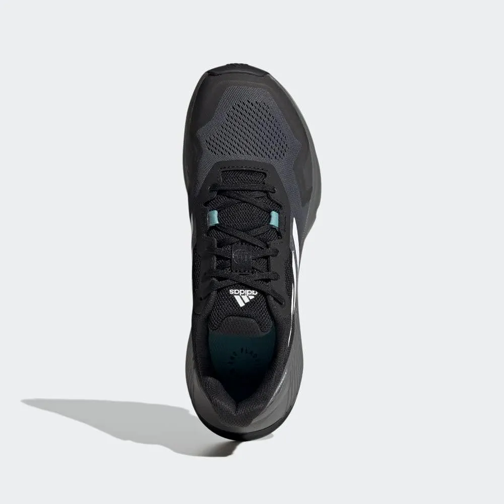 adidas Womens Terrex Soulstride Trail Running Sneakers Shoes - Black