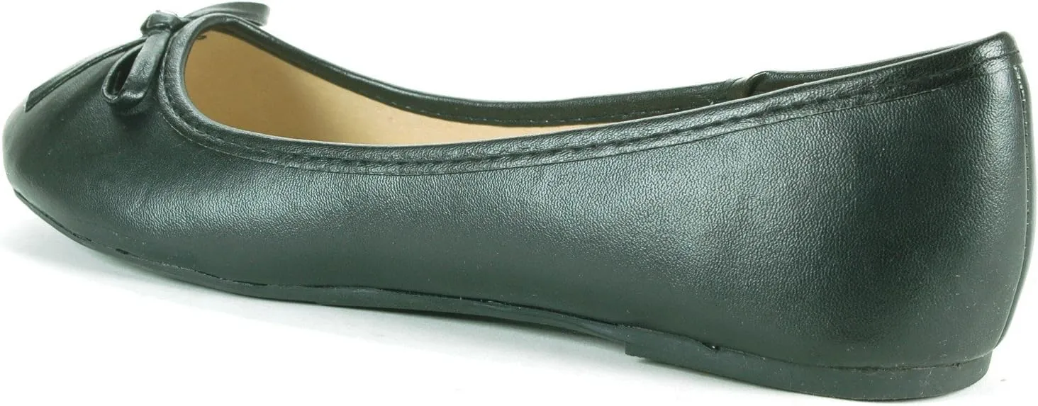 Alpine Swiss Iris Womens Ballet Flats Classic Bow Slip On Comfortable Shoes