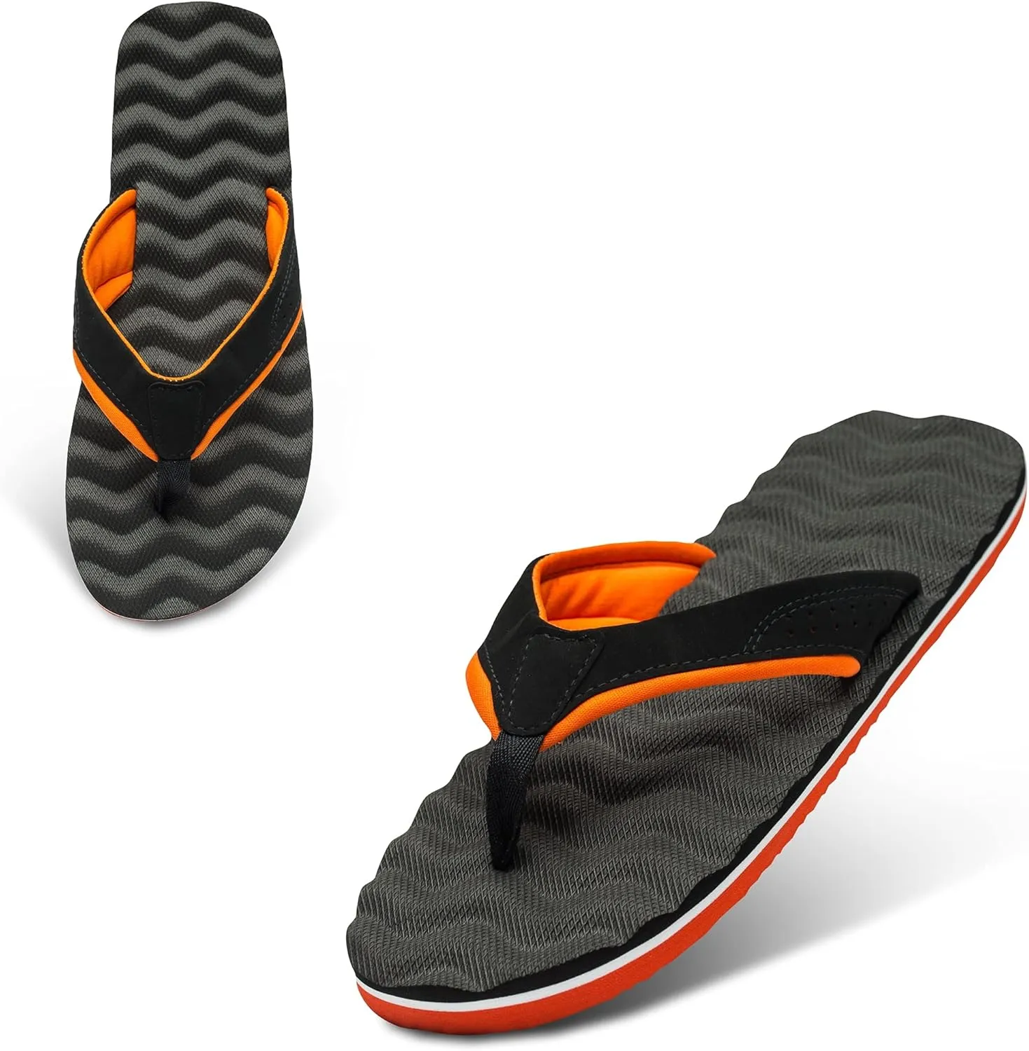 Alpine Swiss Joel Mens Flip Flops Lightweight EVA Thong Sandals Beach Shoes