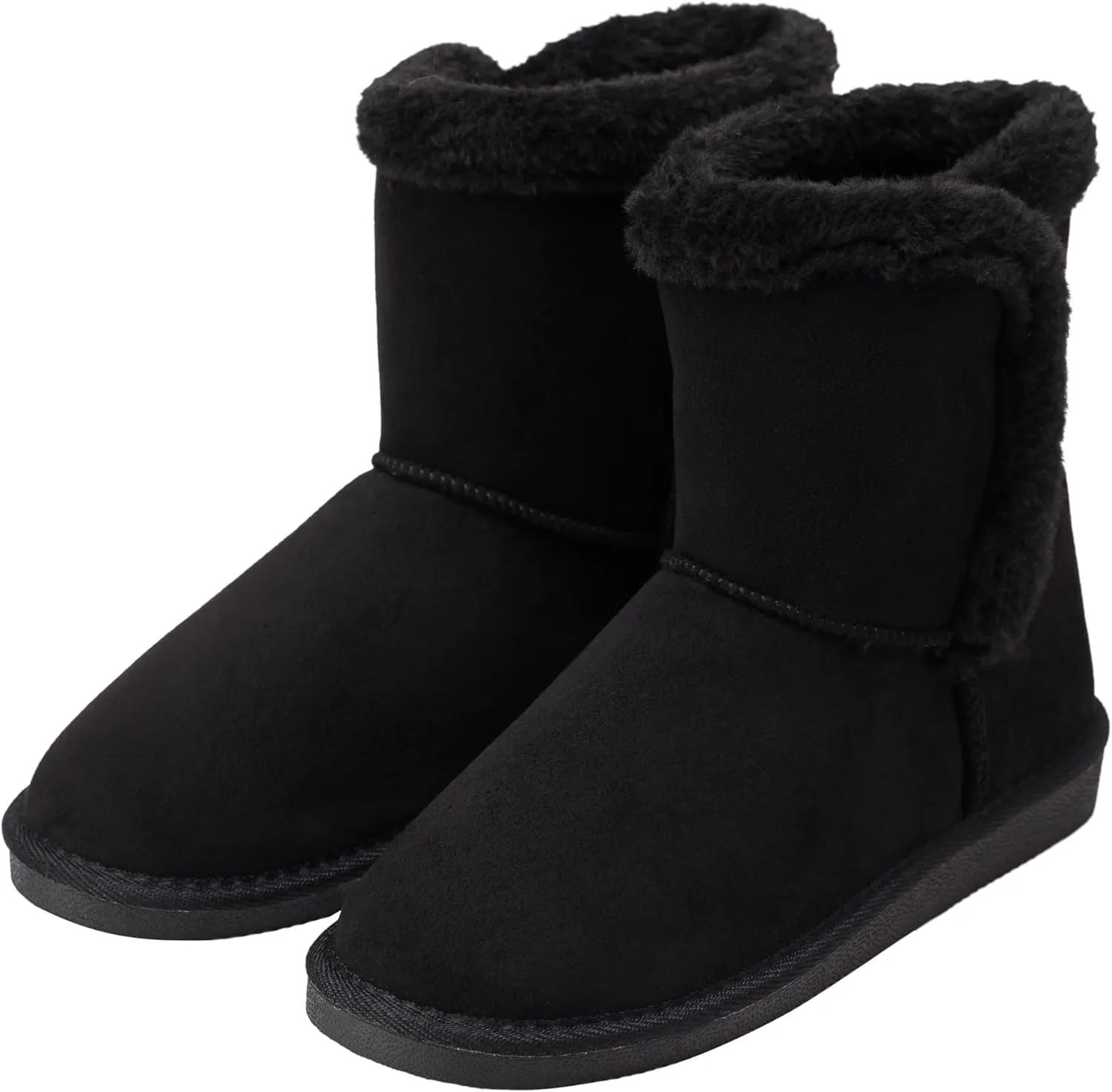 Alpine Swiss Mindy Womens Classic Short Winter Boots Sherpa Lined Warm Comfort Shoes