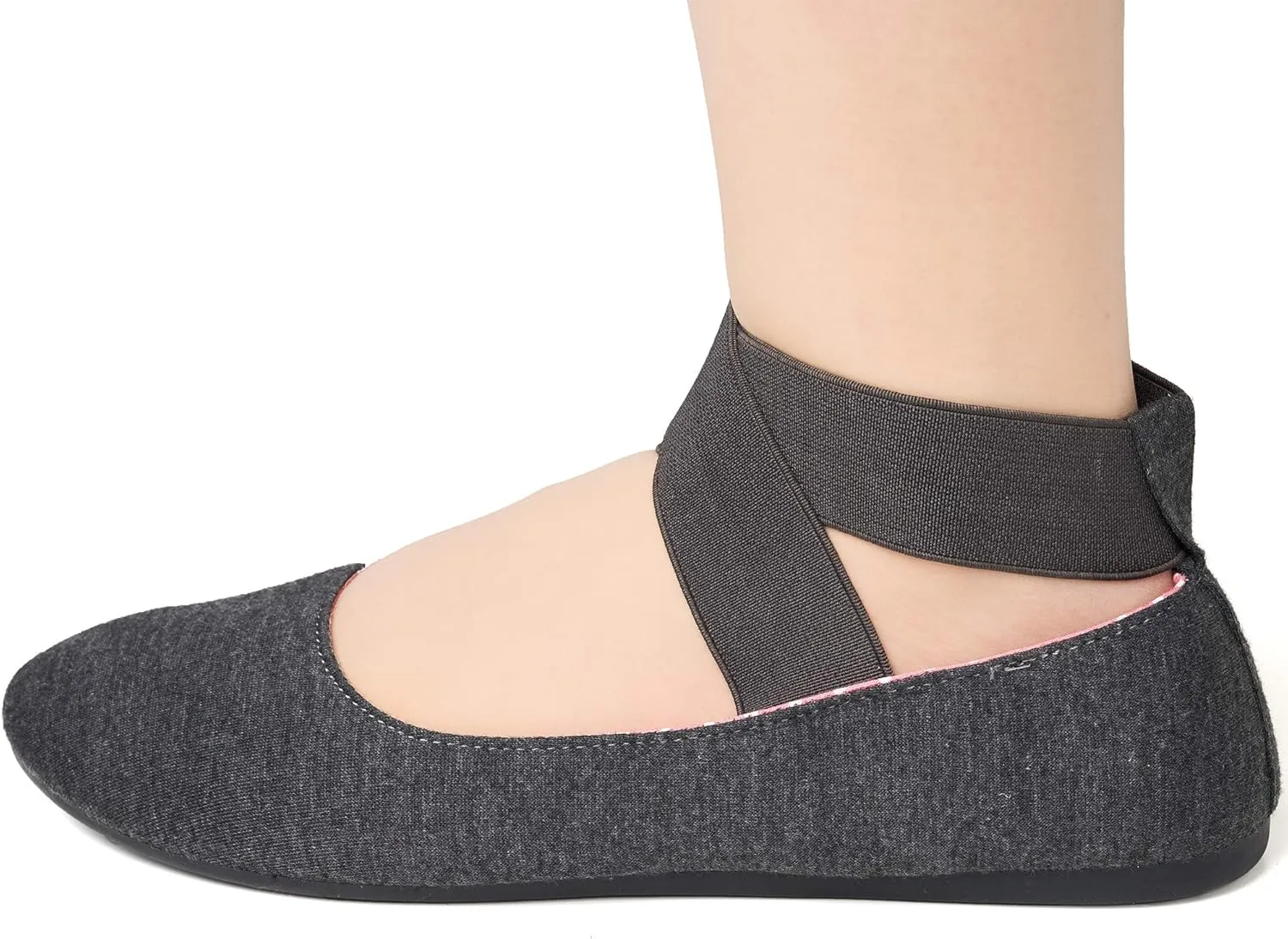 Alpine Swiss Peony Womens Ballet Flats Elastic Ankle Strap Shoes Slip On Loafers - Order 1 Size up Runs Small