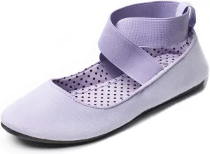 Alpine Swiss Peony Womens Ballet Flats Elastic Ankle Strap Shoes Slip On Loafers - Order 1 Size up Runs Small