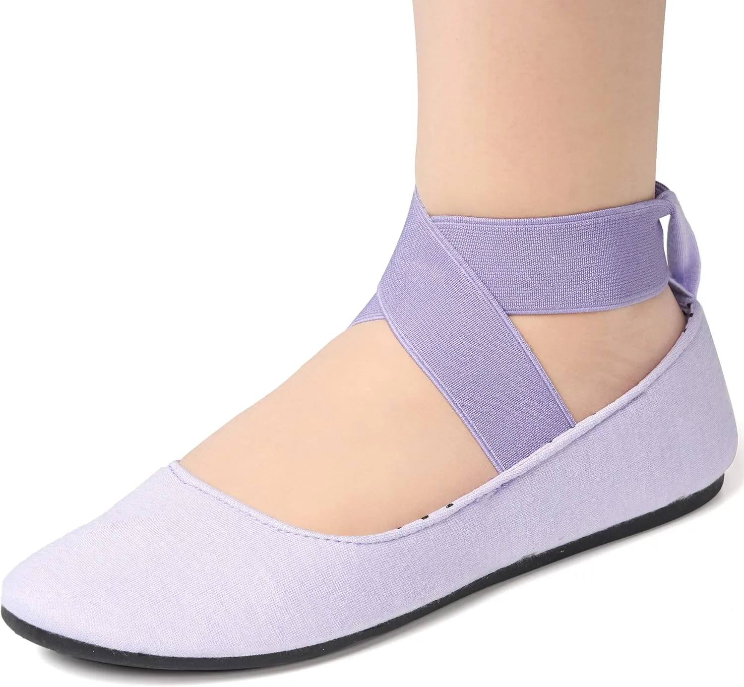 Alpine Swiss Peony Womens Ballet Flats Elastic Ankle Strap Shoes Slip On Loafers - Order 1 Size up Runs Small