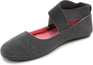 Alpine Swiss Peony Womens Ballet Flats Elastic Ankle Strap Shoes Slip On Loafers - Order 1 Size up Runs Small