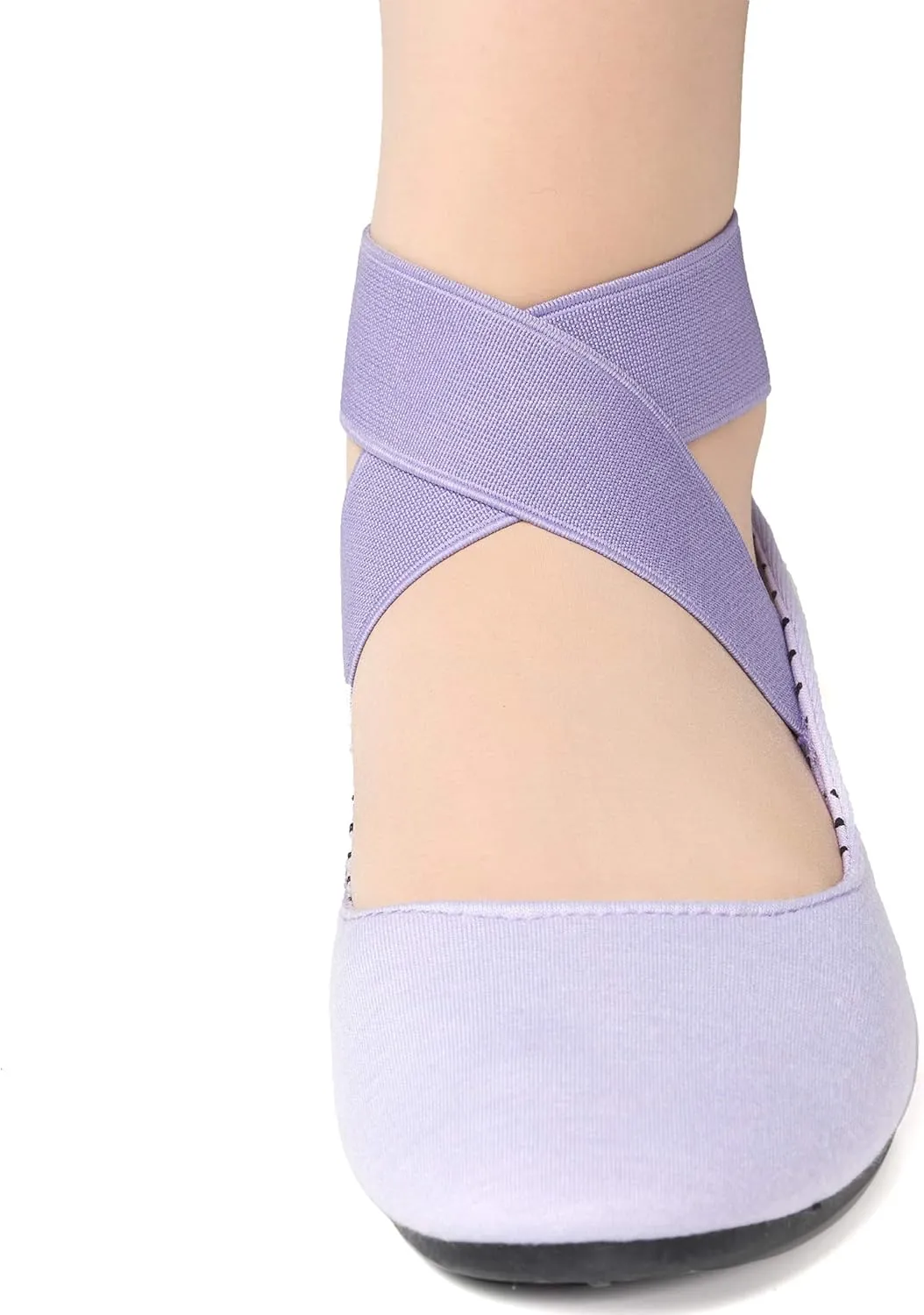 Alpine Swiss Peony Womens Ballet Flats Elastic Ankle Strap Shoes Slip On Loafers - Order 1 Size up Runs Small