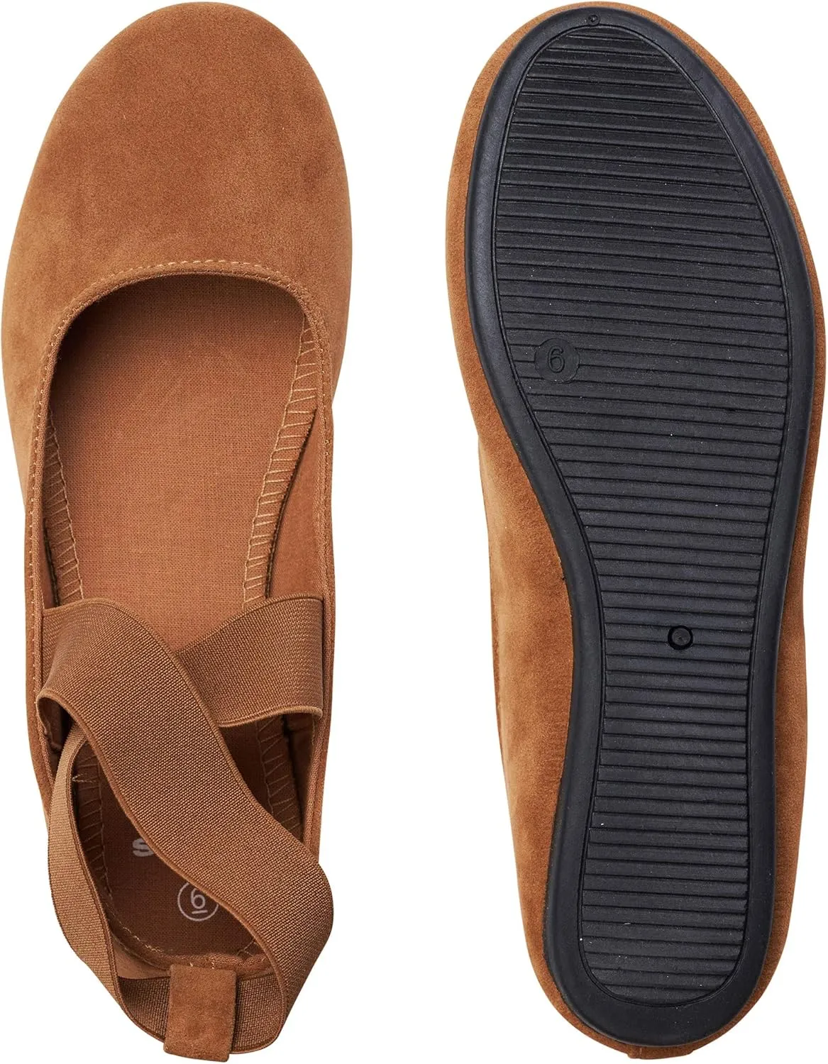 Alpine Swiss Peony Womens Ballet Flats Elastic Ankle Strap Shoes Slip On Loafers - Order 1 Size up Runs Small