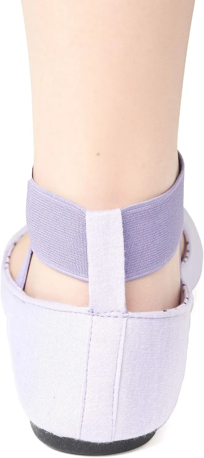 Alpine Swiss Peony Womens Ballet Flats Elastic Ankle Strap Shoes Slip On Loafers - Order 1 Size up Runs Small