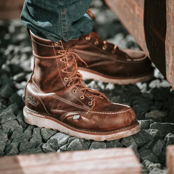 American Heritage - 8" Trail Crazyhorse - Moc Toe Maxwear (Steel Toe)