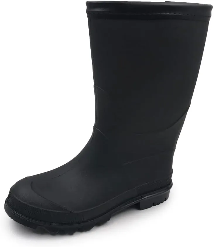 Amoji Kids Rain shoes Easy On Rubber Rain Boots (Little Kid/Big Kid)