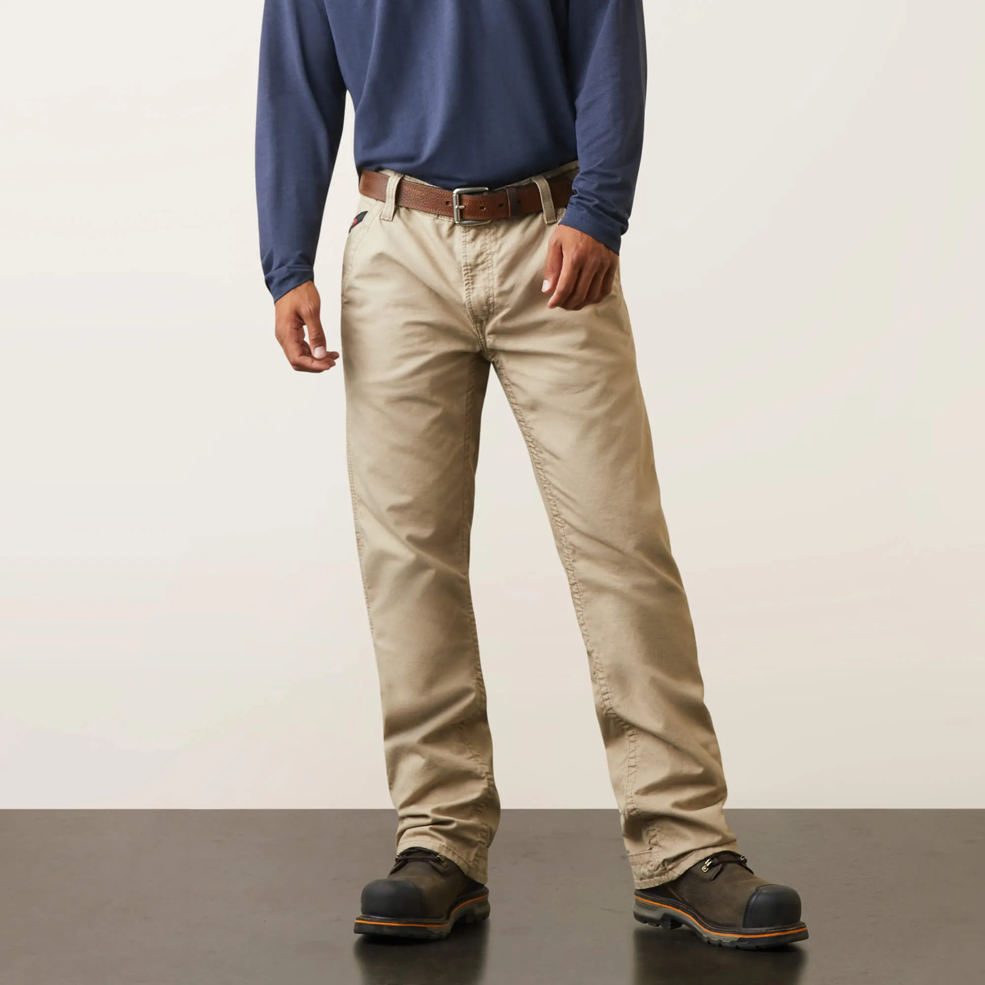 Ariat FR M4 Relaxed Workhorse Boot Cut Pant-Khaki #10017227