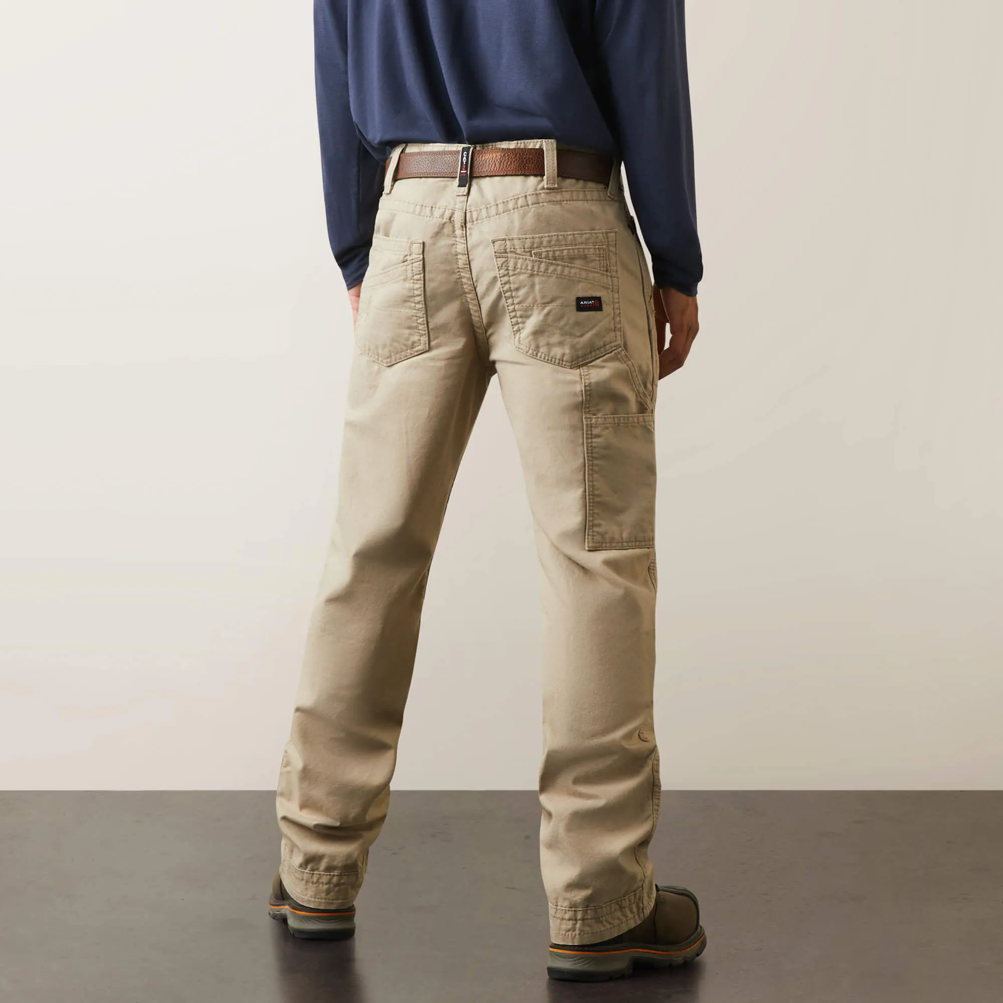 Ariat FR M4 Relaxed Workhorse Boot Cut Pant-Khaki #10017227