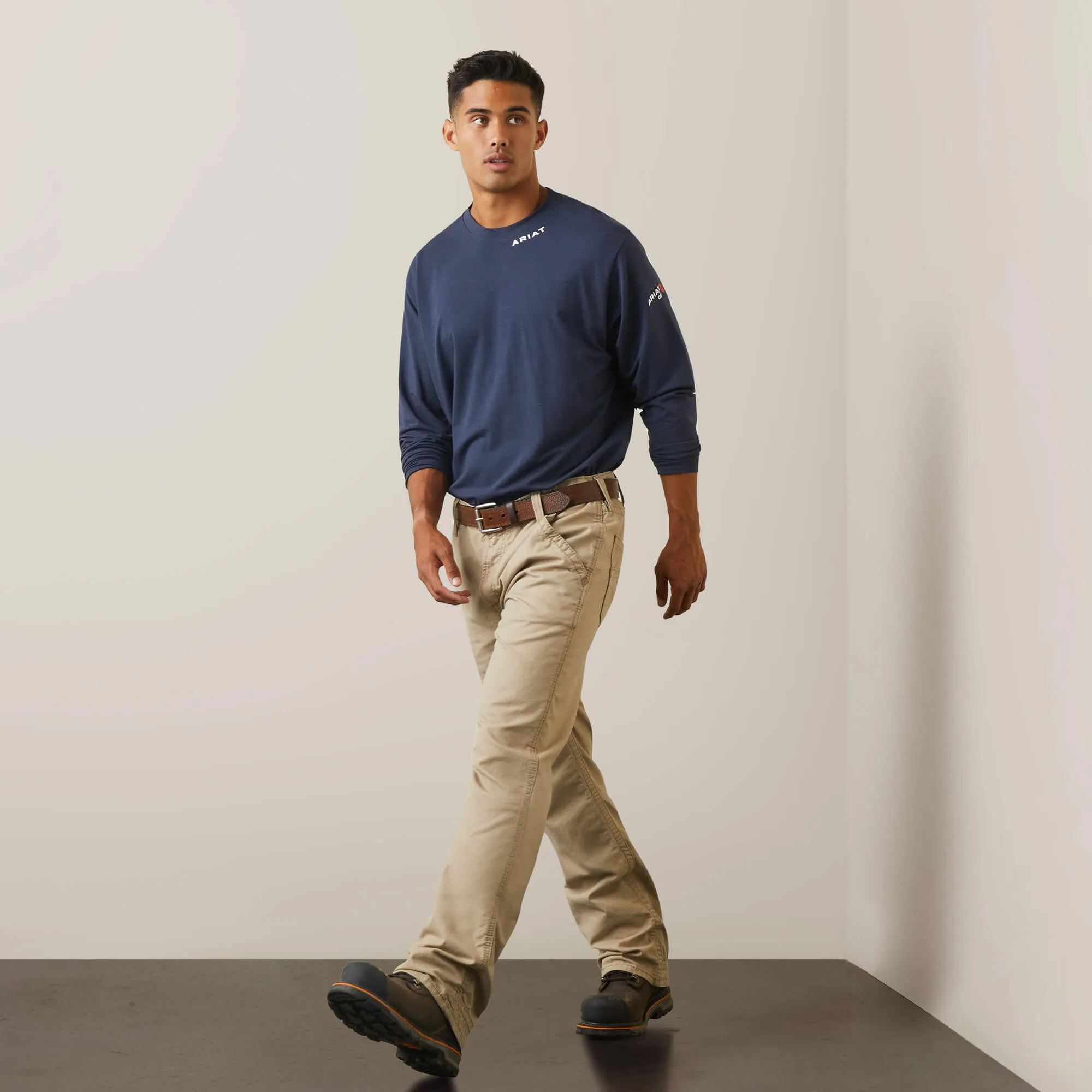 Ariat FR M4 Relaxed Workhorse Boot Cut Pant-Khaki #10017227