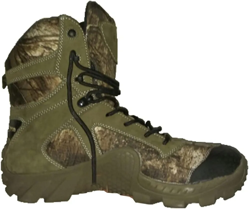 Autumn Winter Men Military Combat Army Ankle Leather Boots, Outdoor Camouflage Climbing Hiking Tactical Boot