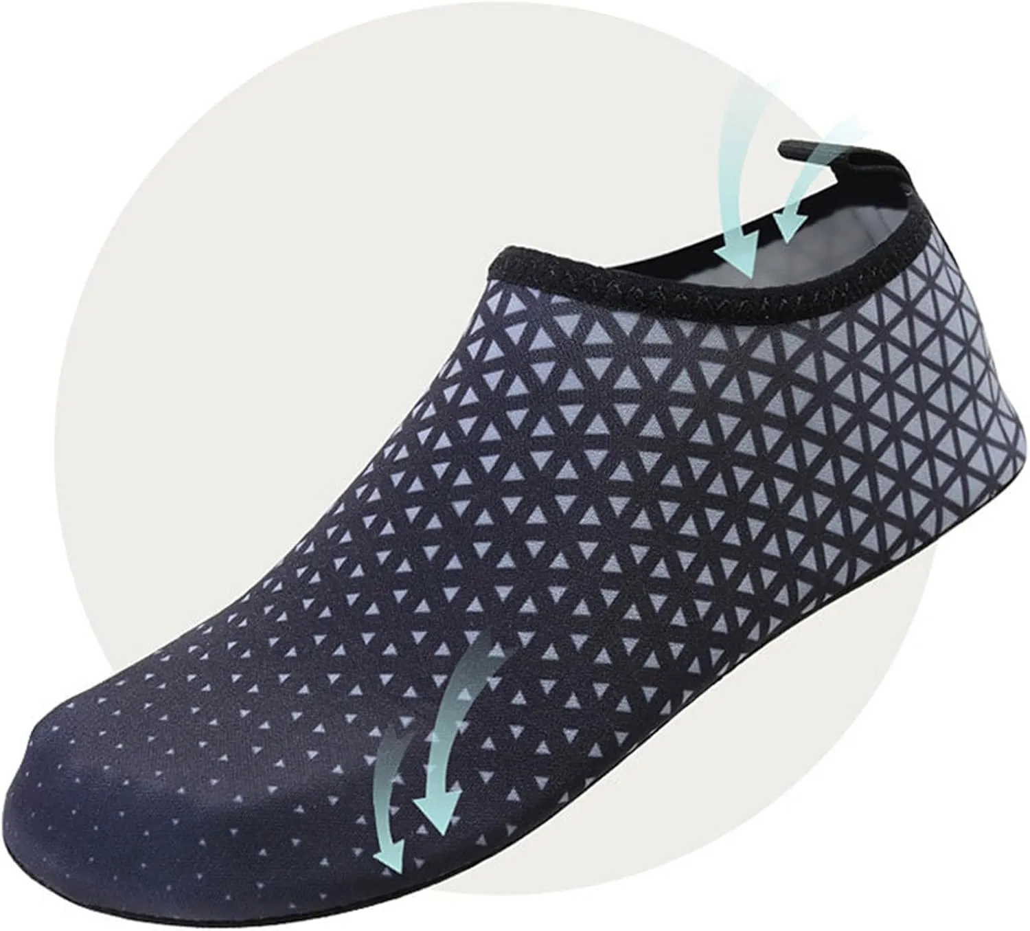 Barefoot Swim Shoes for Women Men Quick Dry Aqua Water Shoes Beach Pool Surf Yoga Hiking Lightweight Non Slip Outdoor Sports