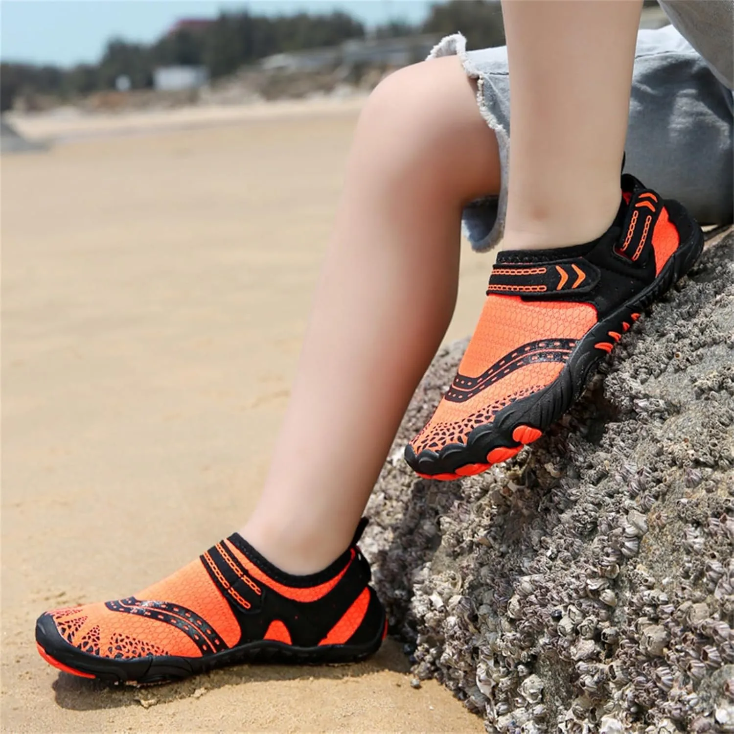 Barefoot Water Shoes for Women Men Beach Quick-Dry Sandals for Pool Diving Boating River Yoga Lake Surfing