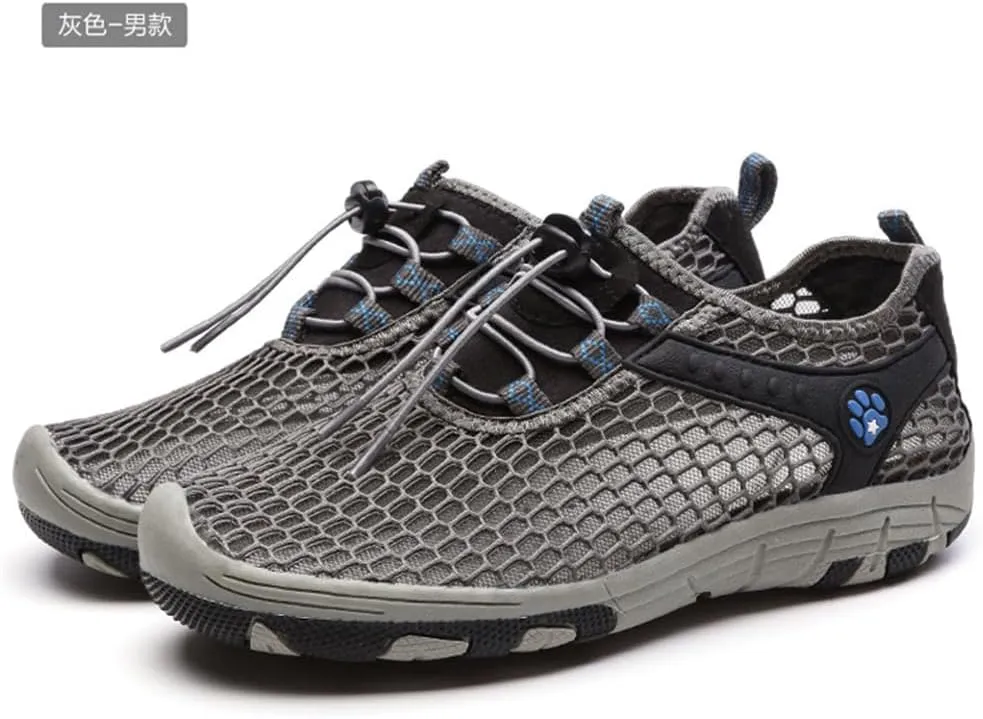 BaronHong Men's Quick Dry Hiking Shoes Barefoot Mesh Lightweight Outdoor Training Water Walking Shoes