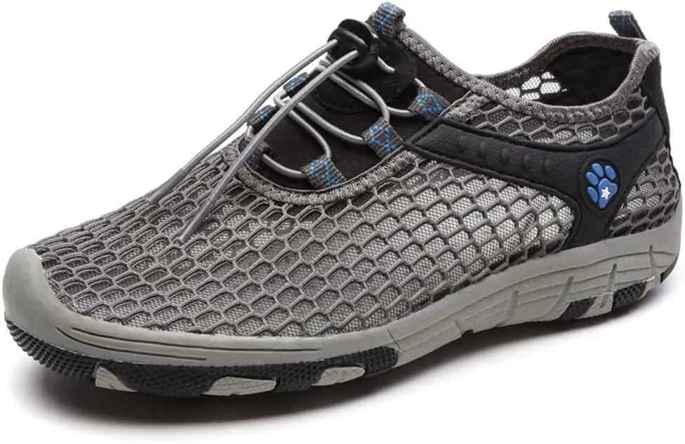 BaronHong Men's Quick Dry Hiking Shoes Barefoot Mesh Lightweight Outdoor Training Water Walking Shoes