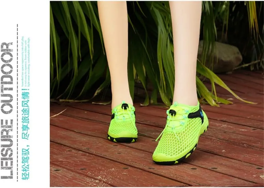 BaronHong Men's Quick Dry Hiking Shoes Barefoot Mesh Lightweight Outdoor Training Water Walking Shoes