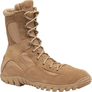 Belleville 770 8 Inch Insulated Waterproof Duty Black Tactical Boots for Men - Polishable Leather with Oil-Resistant Gore-Tex Lining and Vibram Traction Outsole; Berry Compliant