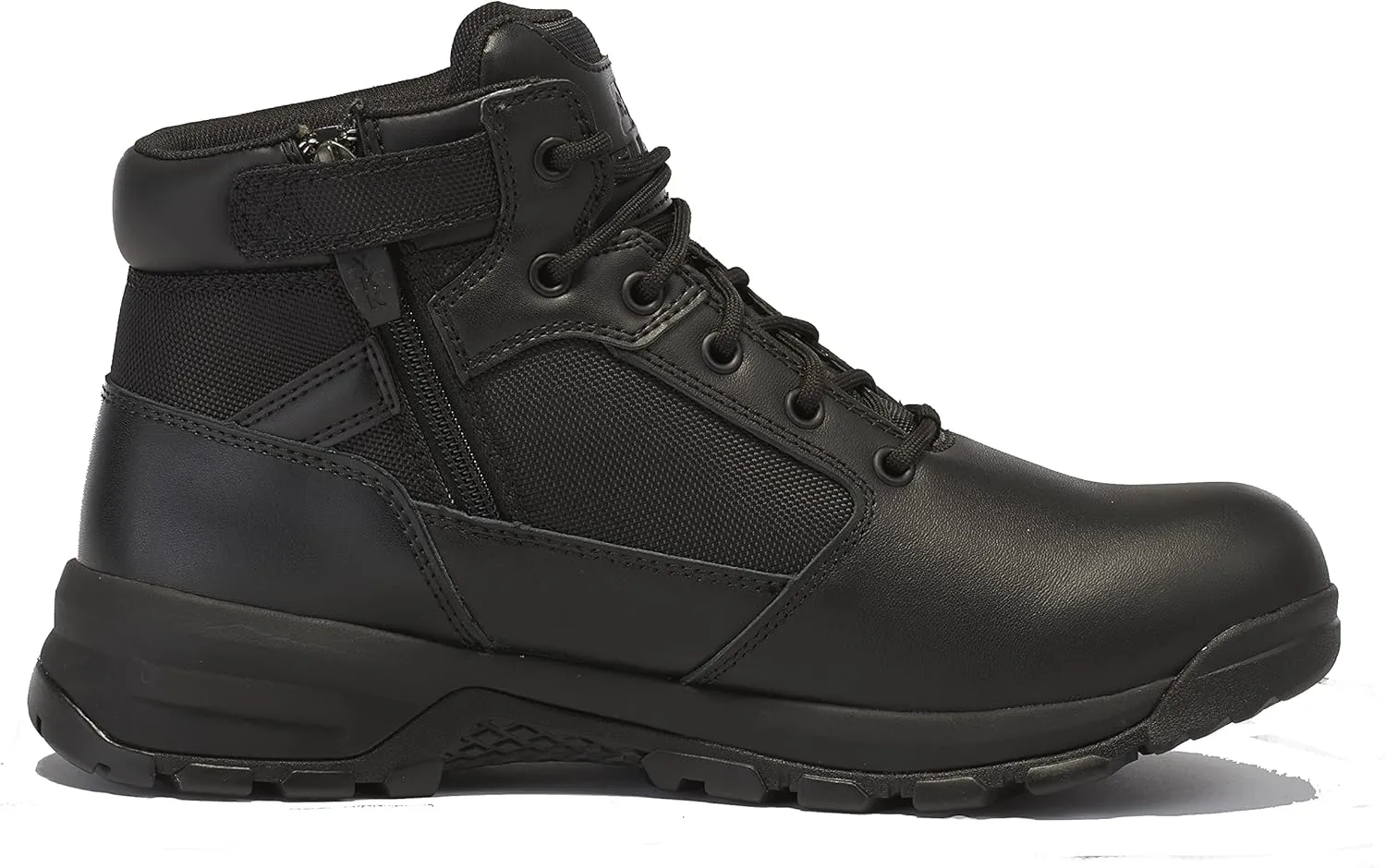 Belleville Spear Point BV915Z 5 Lightweight Black Tactical Boots for Men with Zipper - Designed for Police, EMS, and Security Personnel with Zone Traction Rubber Outsole
