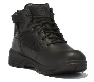 Belleville Spear Point BV915Z 5 Lightweight Black Tactical Boots for Men with Zipper - Designed for Police, EMS, and Security Personnel with Zone Traction Rubber Outsole