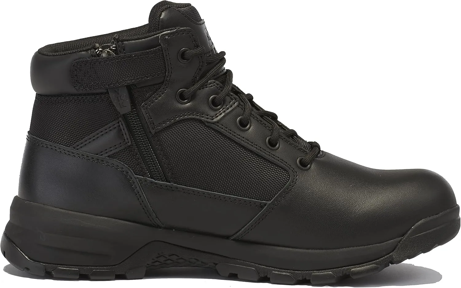 Belleville Spear Point BV915Z WP Lightweight Waterproof Black Tactical Boots for Men with Zipper - Designed for Police, EMS, and Security Personnel with Zone Traction Outsole