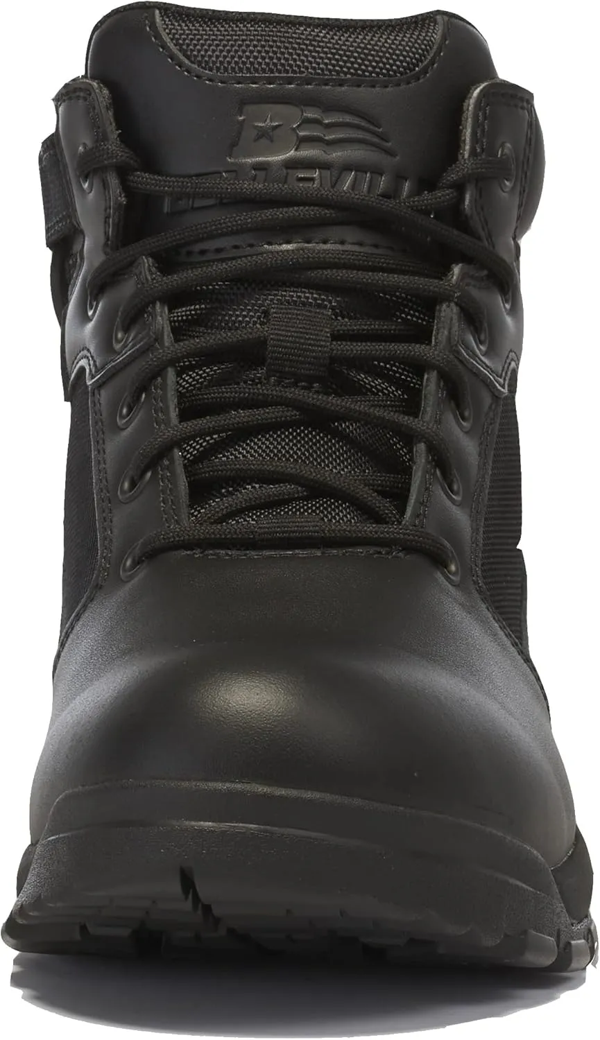 Belleville Spear Point BV915Z WP Lightweight Waterproof Black Tactical Boots for Men with Zipper - Designed for Police, EMS, and Security Personnel with Zone Traction Outsole