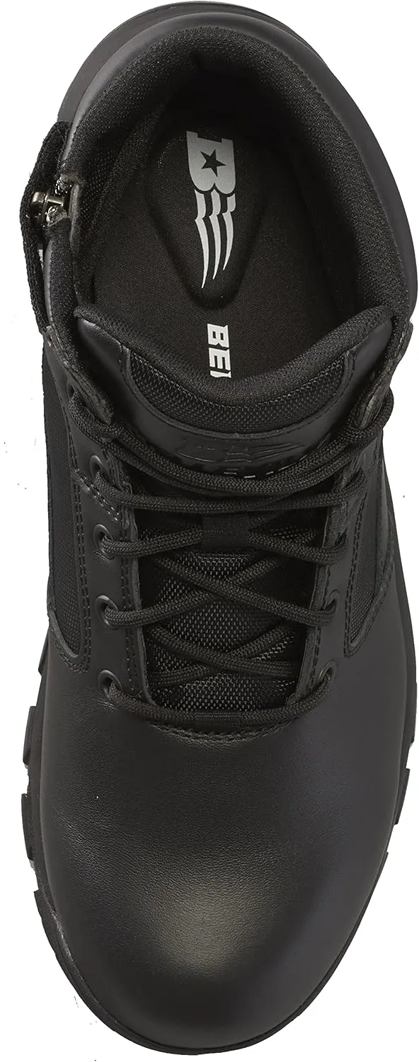 Belleville Spear Point BV915Z WP Lightweight Waterproof Black Tactical Boots for Men with Zipper - Designed for Police, EMS, and Security Personnel with Zone Traction Outsole