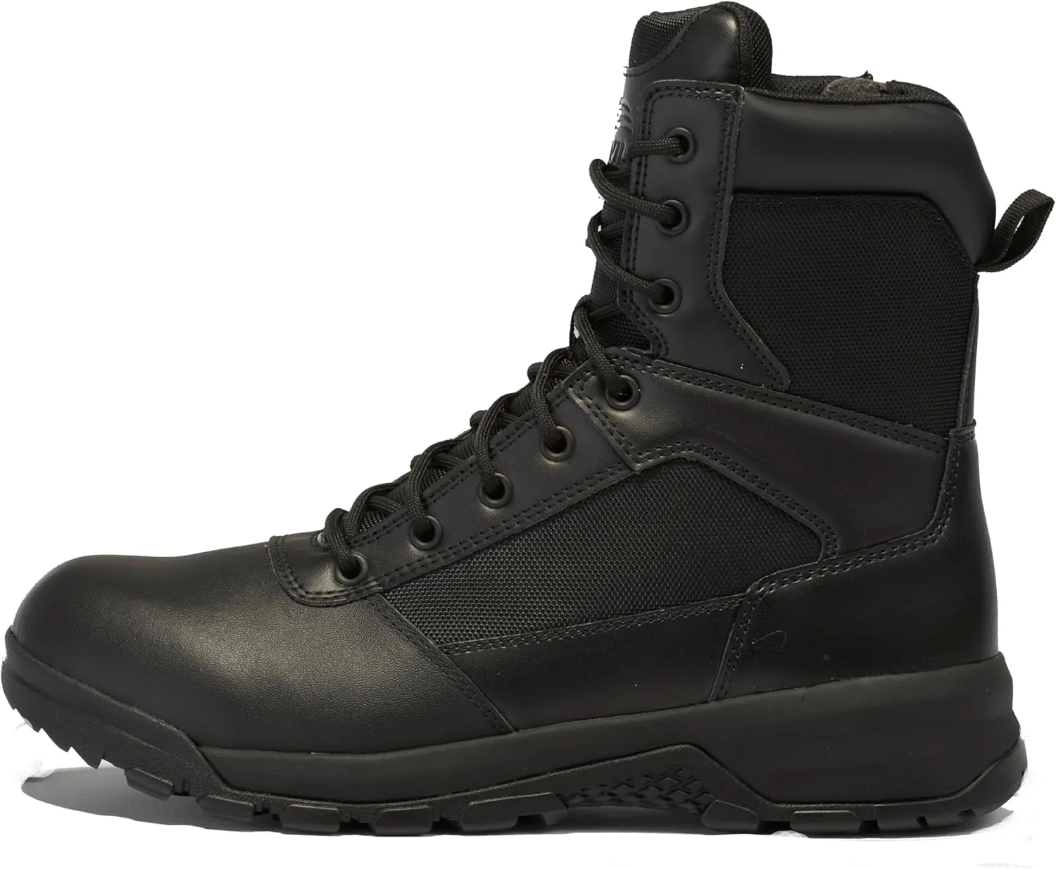 Belleville Spear Point BV918Z 8 Lightweight Black Tactical Boots for Men with Zipper - Designed for Police, EMS, and Security Personnel with Zone Traction Rubber Outsole