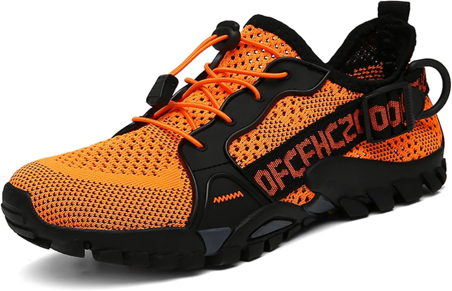 BEONZUL Men's Waterproof Hiking Shoes Outdoor Comfortable Lightweight Anti Slip Ankle Breathable Hike Trekking Trails Shoes