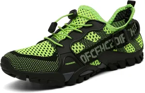 BEONZUL Men's Waterproof Hiking Shoes Outdoor Comfortable Lightweight Anti Slip Ankle Breathable Hike Trekking Trails Shoes