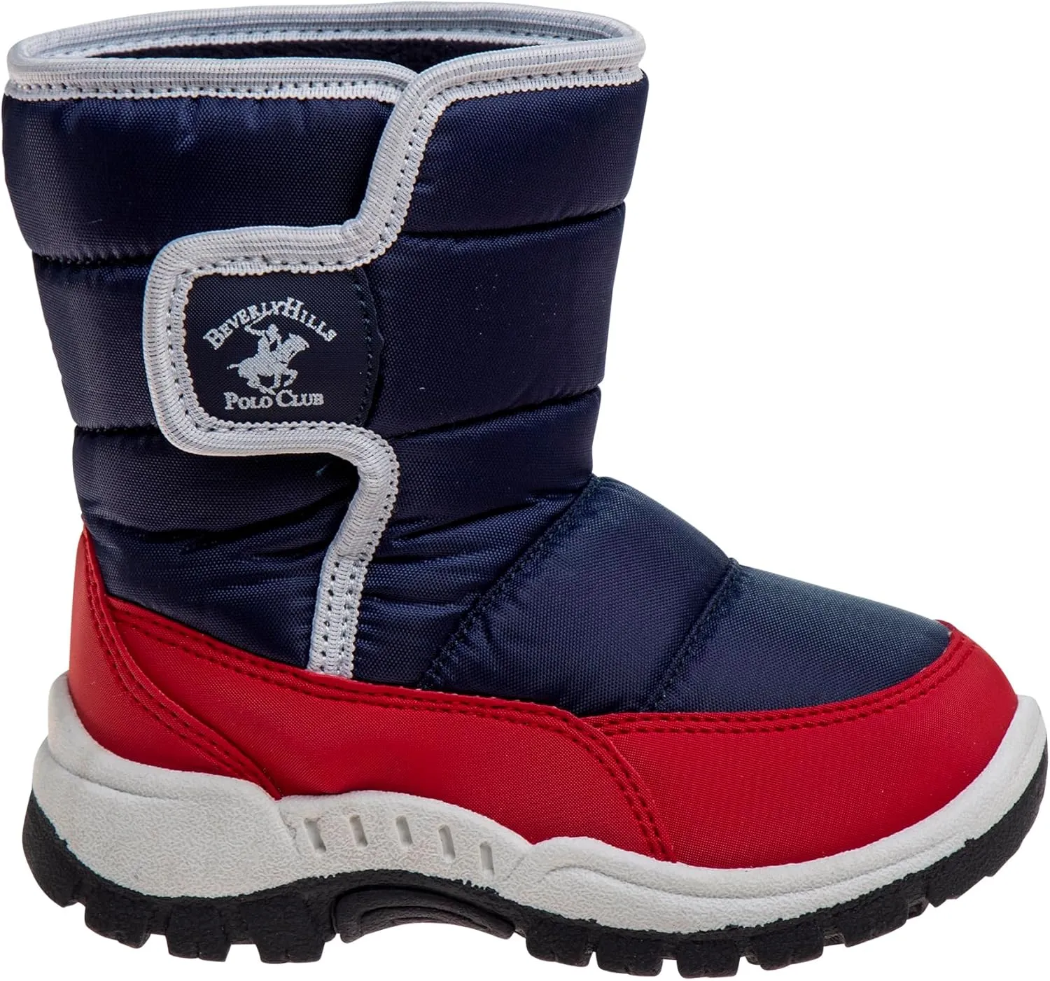 Beverly Hills Polo Club Boy's Insulated Winter Snow Boots Warm Slip Resistant