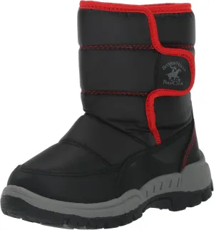 Beverly Hills Polo Club Boy's Insulated Winter Snow Boots Warm Slip Resistant