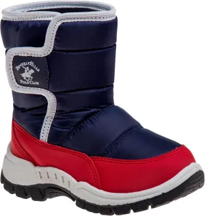Beverly Hills Polo Club Boy's Insulated Winter Snow Boots Warm Slip Resistant
