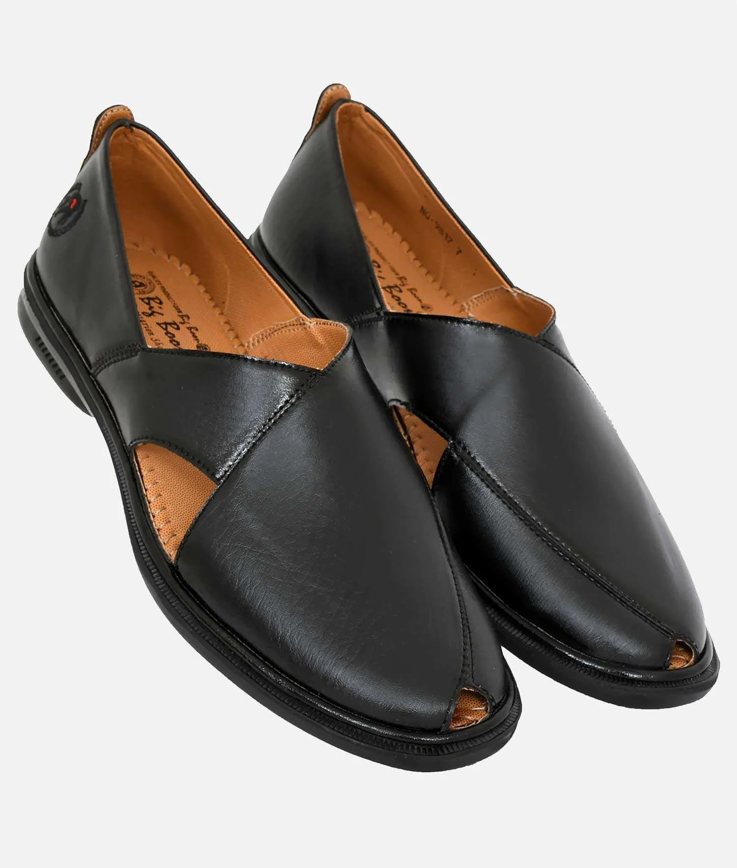 Big Boon Men's Ethnic Mojari Peshawari Suede Style