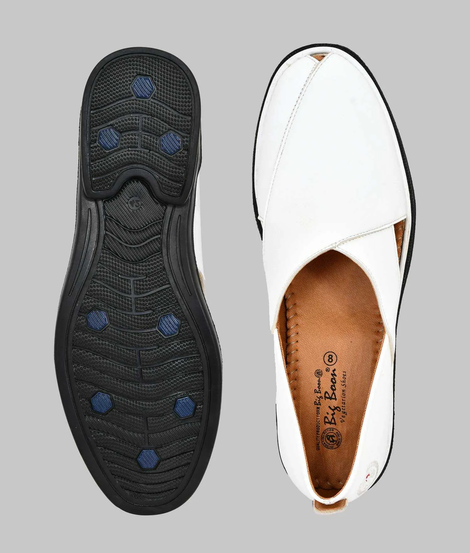 Big Boon Men's Ethnic Mojari Peshawari Suede Style