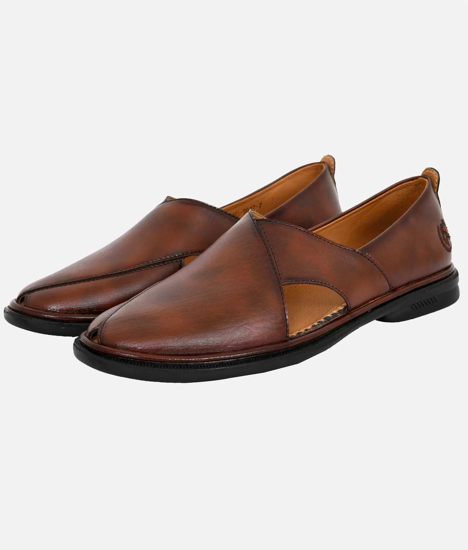 Big Boon Men's Ethnic Mojari Peshawari Suede Style