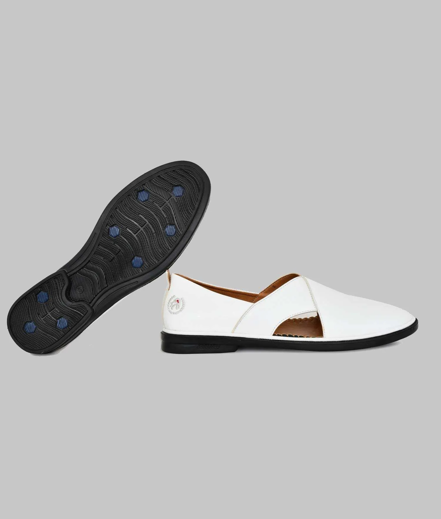 Big Boon Men's Ethnic Mojari Peshawari Suede Style