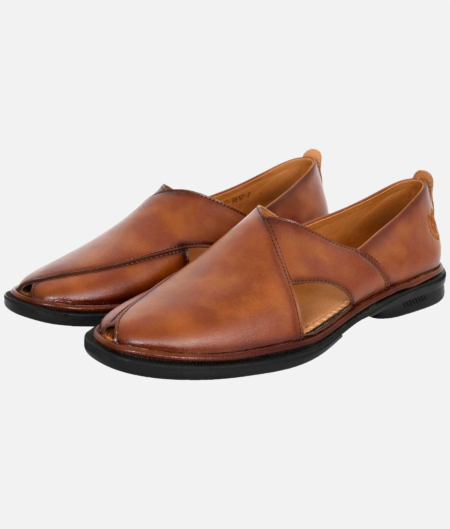 Big Boon Men's Ethnic Mojari Peshawari Suede Style