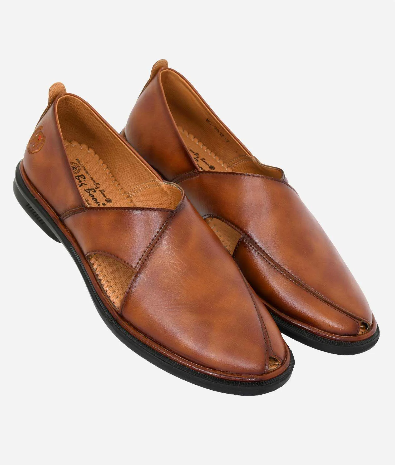 Big Boon Men's Ethnic Mojari Peshawari Suede Style