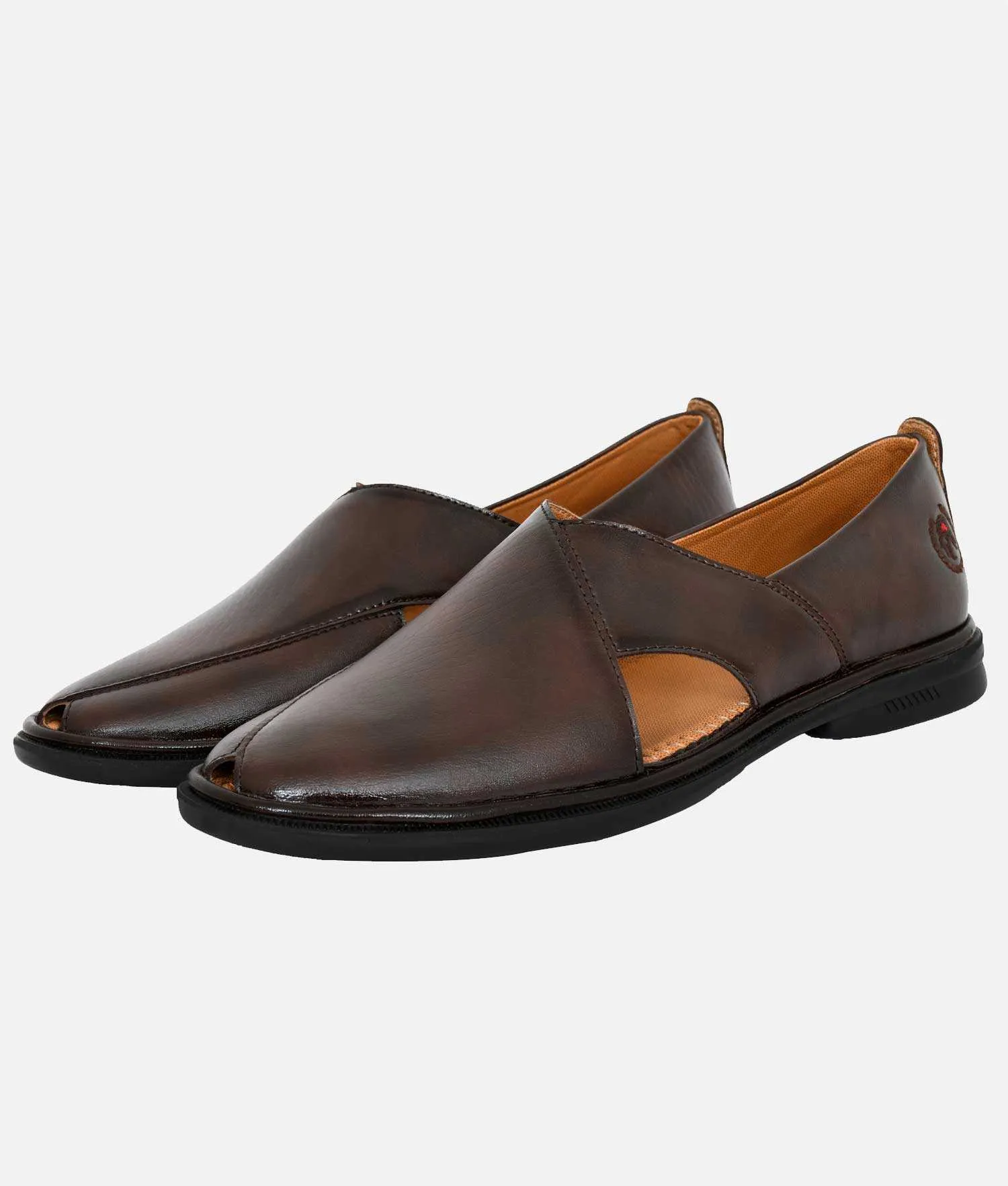 Big Boon Men's Ethnic Mojari Peshawari Suede Style
