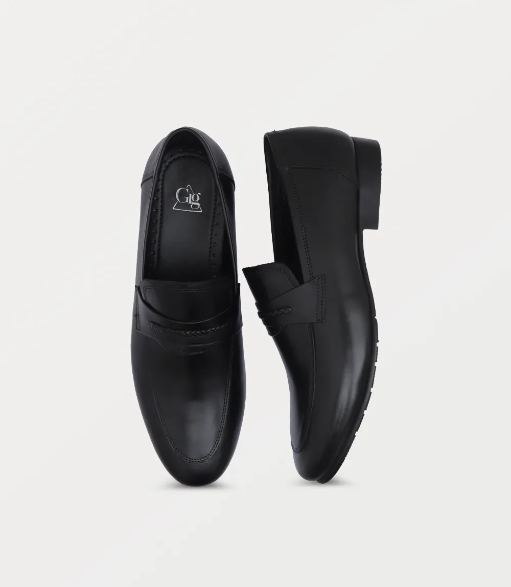 BM6738-BLACK-Men Slip On
