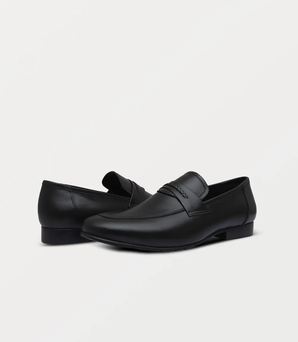BM6738-BLACK-Men Slip On