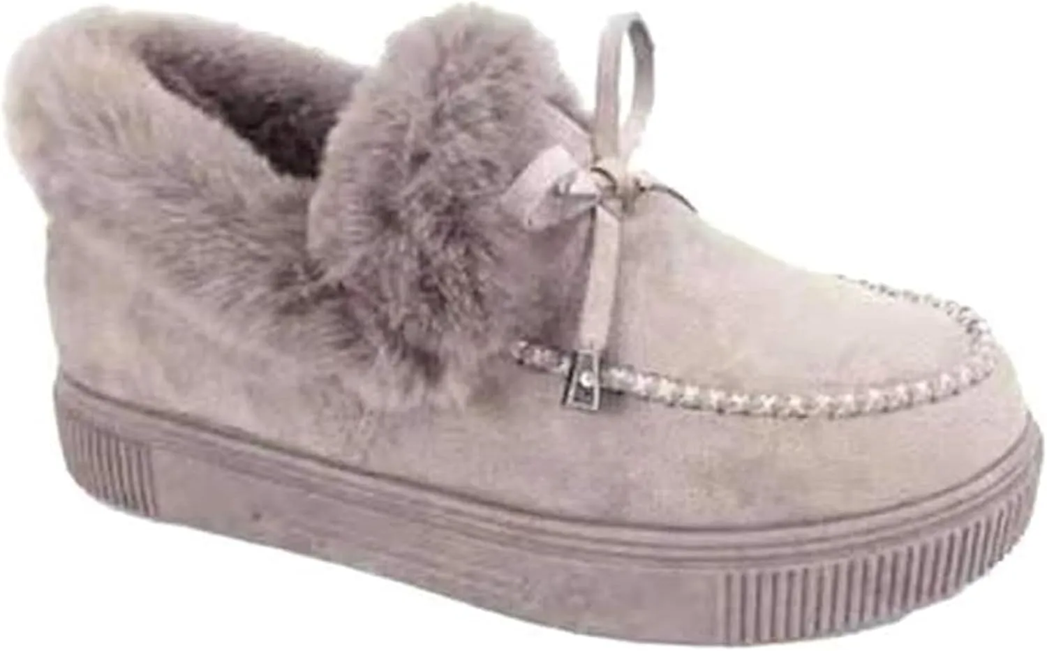 Boots For Women Ankle Booties Dressy Slip On Comfortable Warm Winter Snow Boots Fashion Casual Walking Loafers Shoes
